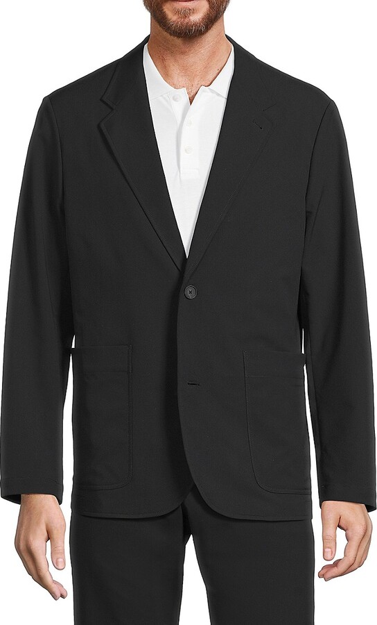 Tech Dobby Two-Button Blazer