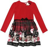 Thumbnail for your product : MonnaLisa Embellished tartan dress