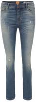 Jeans Slim Fit en coton mélangé extensible: «OrangeJ21»