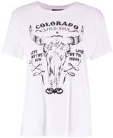 Thumbnail for your product : boohoo Colorado Print Tee