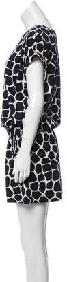 Diane von Furstenberg Tara Abstract Print Dress