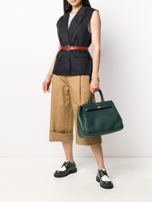 トートバッグ MULBERRY BELTED BAYSWATER BAG Mulberry Small Belted Bayswater Tote - Black | Editorialist