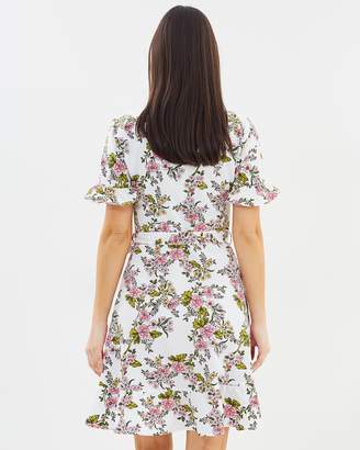 Dorothy Perkins Faux Wrapped Floral Dress