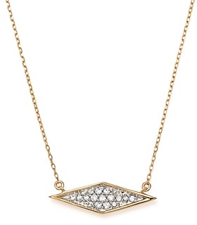 Adina Reyter 14K Yellow Gold Pave Diamond Pendant Necklace, 15