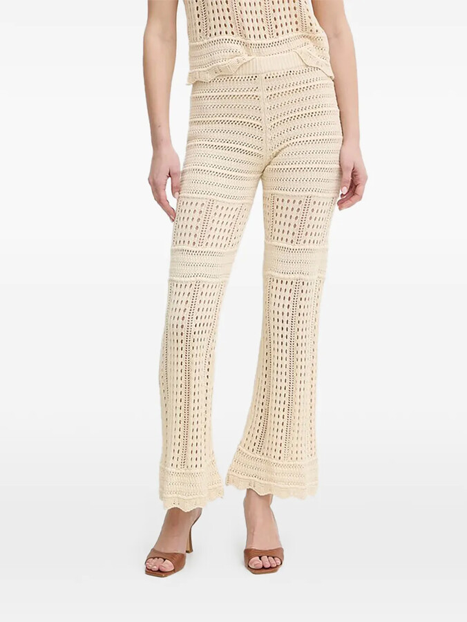 Twin-Set Crochet-Construction Trousers