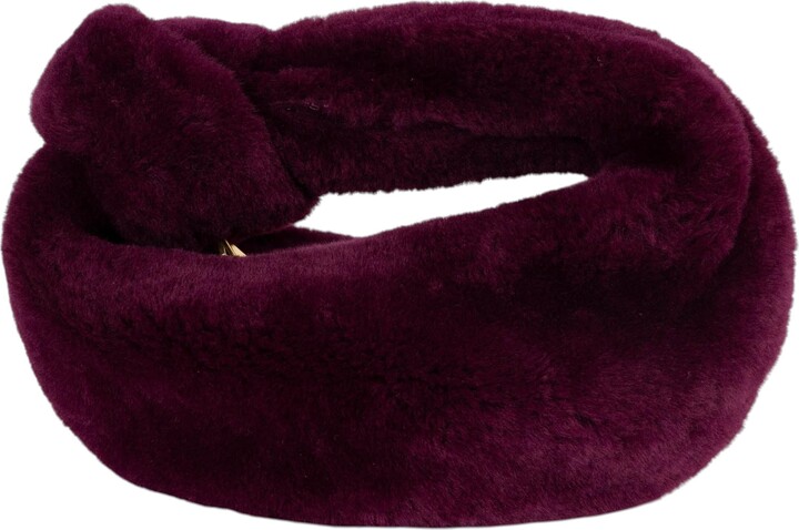 Bottega Veneta Mystic Purple 2021 Mini Jodie Shearling Bag