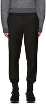 Thumbnail for your product : Paul Smith Black Wool Drawstring Trousers