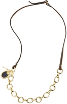 Thumbnail for your product : Brooks Brothers Leather Link Charm Necklace