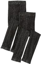 Thumbnail for your product : Country Kids Little Girls' Sparkly Footless Tights 2 Pair