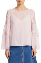 Thumbnail for your product : See by Chloe Georgette Long-Sleeve Blouse