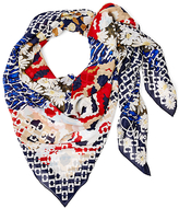 Thumbnail for your product : Diane von Furstenberg Silk Chiffon Square Printed Scarf