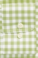 Thumbnail for your product : David Donahue Twill Gingham Regular Fit Dress Shirt