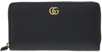 Gucci Leather Zip Around Wallet