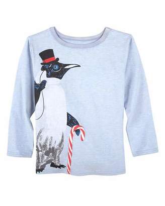 Andy & Evan Holiday Penguin T-Shirt, Size 2-7