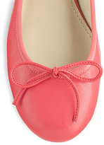 Thumbnail for your product : Saks Fifth Avenue 10022-SHOE Loralei Leather Bow Ballet Flats