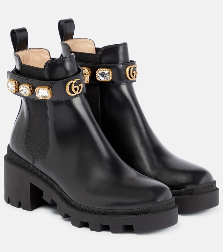 all black gucci boots