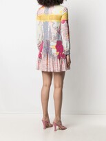 Thumbnail for your product : RED Valentino Abstract-Print Pleated Dress
