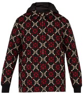 Thumbnail for your product : Gucci GG Hooded Wool Jacket - Black Red