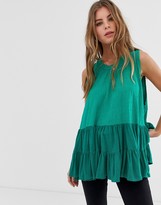 Thumbnail for your product : Free People Right On Time pleated vest top