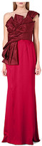 Thumbnail for your product : Oscar de la Renta Bow-detail silk gown