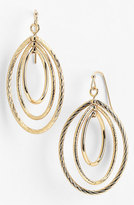 Thumbnail for your product : Anne Klein Triple Orbital Drop Earrings