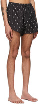 Thumbnail for your product : Neil Barrett Black Allover Thunderbolt Swim Shorts