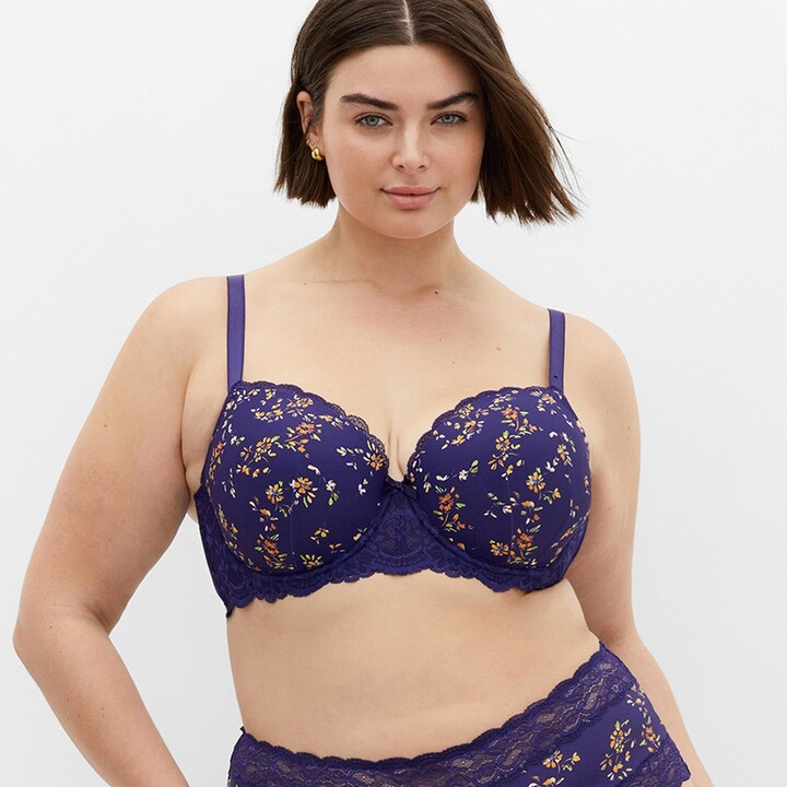 City Chic Plus Size Hailey Print Contour Bra