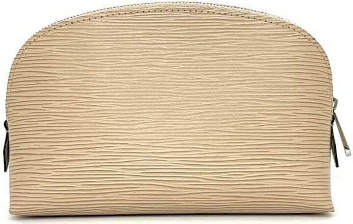Louis Vuitton Cosmetic Pouch Brown Canvas Clutch Bag (Pre-Owned)