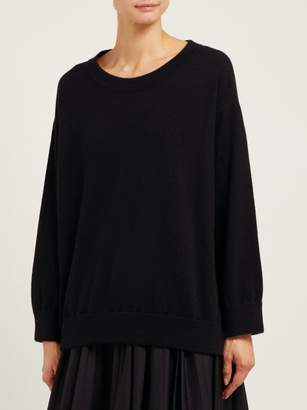 Queene and Belle Round Neck Cashmere Sweater - Womens - Black