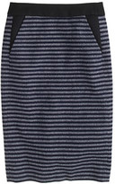 Thumbnail for your product : J.Crew Petite pencil skirt in stripe tweed