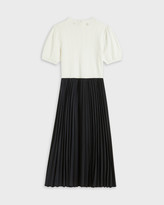 Thumbnail for your product : Ted Baker KNITO Knit top pleated dress