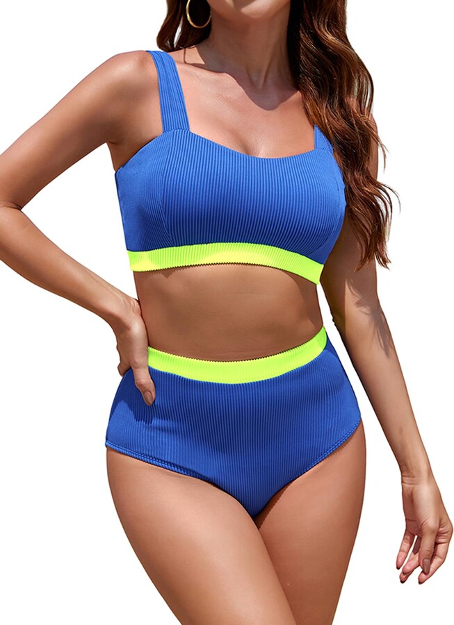 Amazon Bandeau Bikini Sets High Waisted Starryflashing Maternity