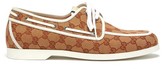 Thumbnail for your product : Gucci Original Gg Canvas Boat Shoes - Beige