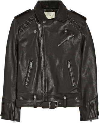 IRO Zerignola Fringed Leather Jacket