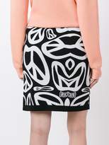 Thumbnail for your product : Moschino peace sign intarsia skirt