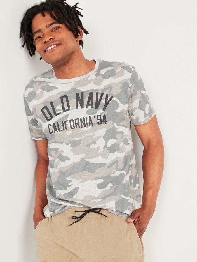 old navy camo t shirt