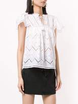 Thumbnail for your product : Sea Broderie Anglaise cotton blouse