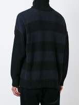Thumbnail for your product : Ami Alexandre Mattiussi oversized striped turtleneck sweater