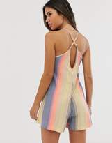 Thumbnail for your product : Rip Curl Cabana beach playsuit in stripe