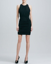 Thumbnail for your product : Alice + Olivia Elaina Leather-T-Back Dress