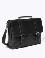 Thumbnail for your product : Marks and Spencer Black Saffiano Buckle Briefcase
