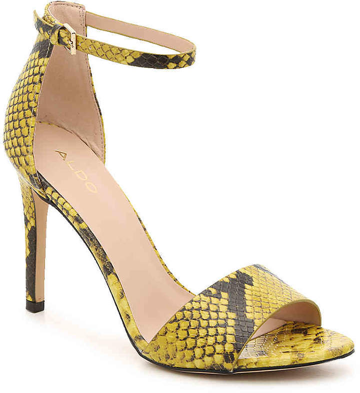 Yellow Rorka Heels Aldo Shoes Aldo Rorka Strappy Heel Poshmark