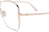 Thumbnail for your product : Tom Ford Eyewear Round Frame Glasses