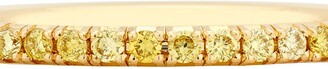 De Beers Jewellers 18kt yellow gold diamond Aura Eternity band ring
