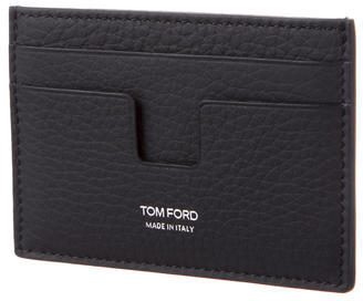 Tom Ford Grained Leather Classic Card Holder w/ Tags