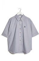 Thumbnail for your product : River Island Stripe Oversize Button-Up Shirt