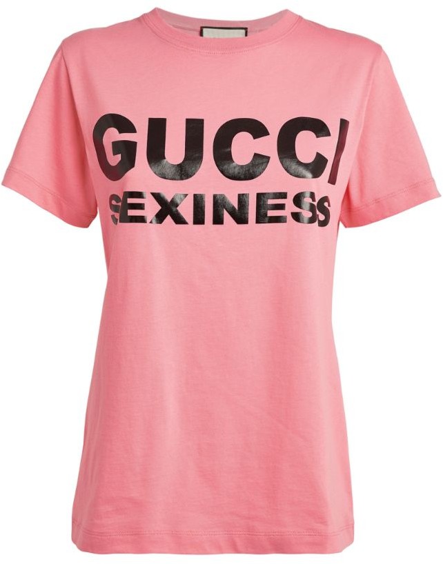 Gucci Sexiness Slogan T-Shirt - ShopStyle