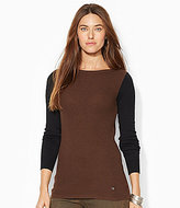 Thumbnail for your product : Lauren Ralph Lauren Colorblock Boatneck Sweater