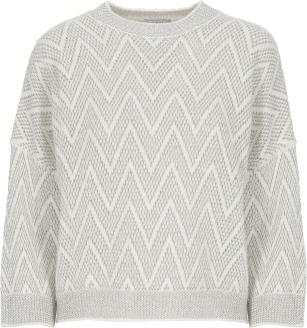 Peserico Chevron Knit Sweater