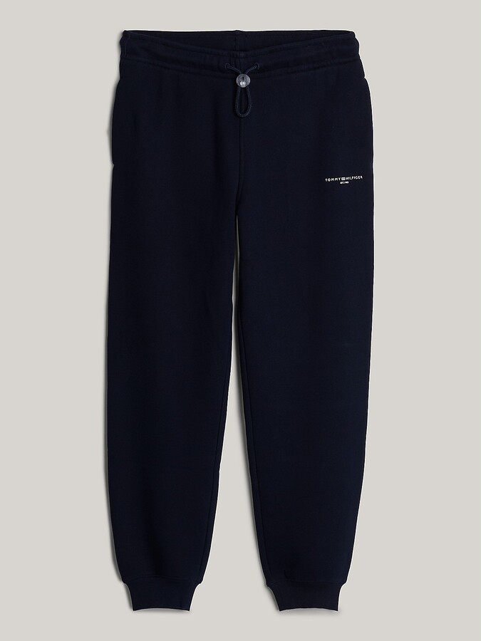 Tommy Hilfiger Women's Logo Cuffed Jogger - Navy - L